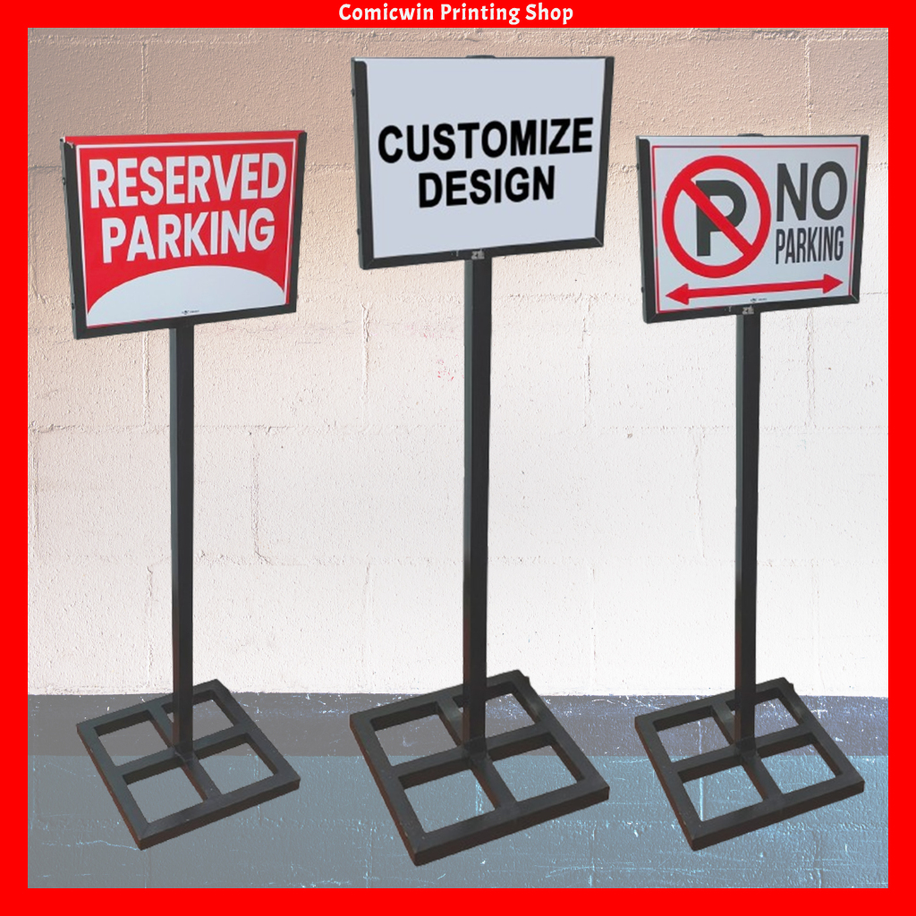 No Parking Stand (A3 Size) Outdoor Stand, Signage Stand, Reserved ...