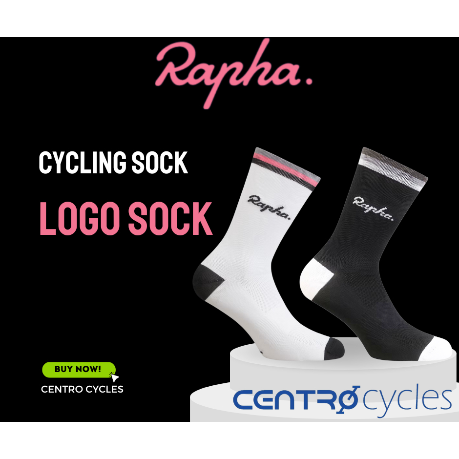 RAPHA. Cycling Sock Logo Sock Shopee Malaysia