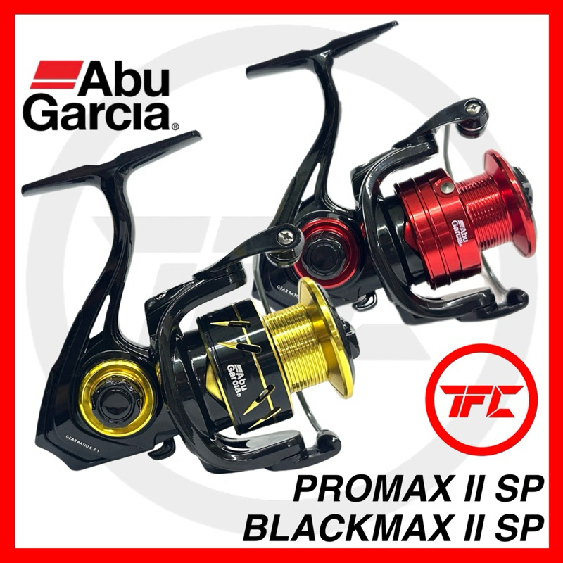 ABU GARCIA BLACKMAX II SP & PROMAX II SP Spinning Fishing Reel Black ...