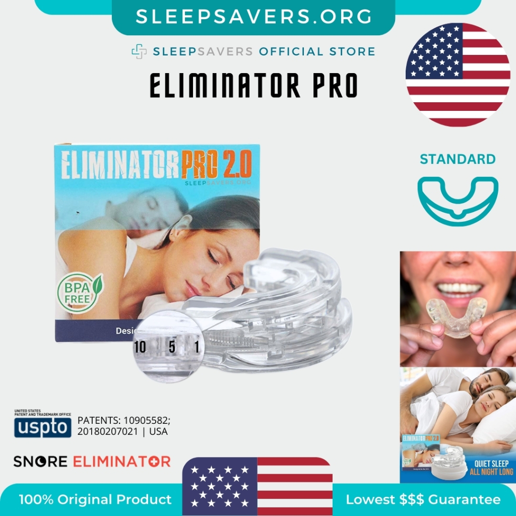🇺🇸 USA Snore Eliminator PRO MultiAdjustable Anti Snoring & Bruxism