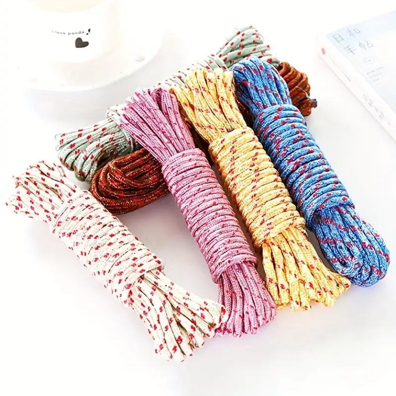 20 Meter Drying Rope Nylon Non-Slip Windproof Clothesline Clothes ...