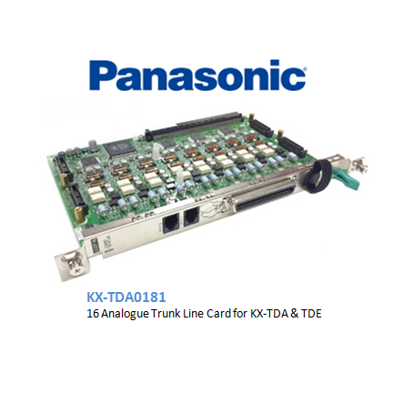 Panasonic KX-TDA0181 (USED) 16 Port Trunk Card For TDA100, TDA200 ...