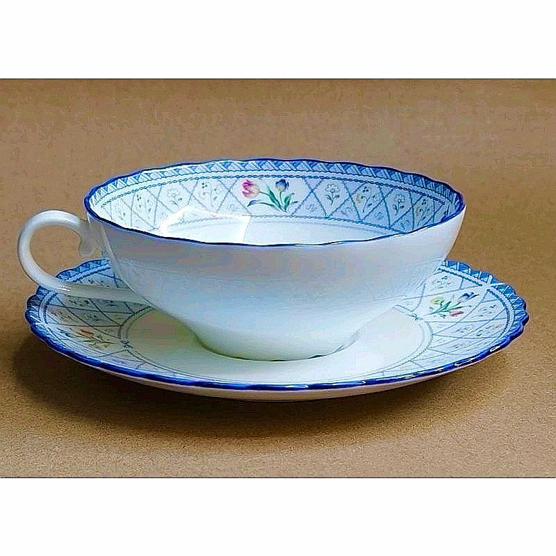 Noritake Orangerie 4504 Bone China Teacup & Saucer | Shopee