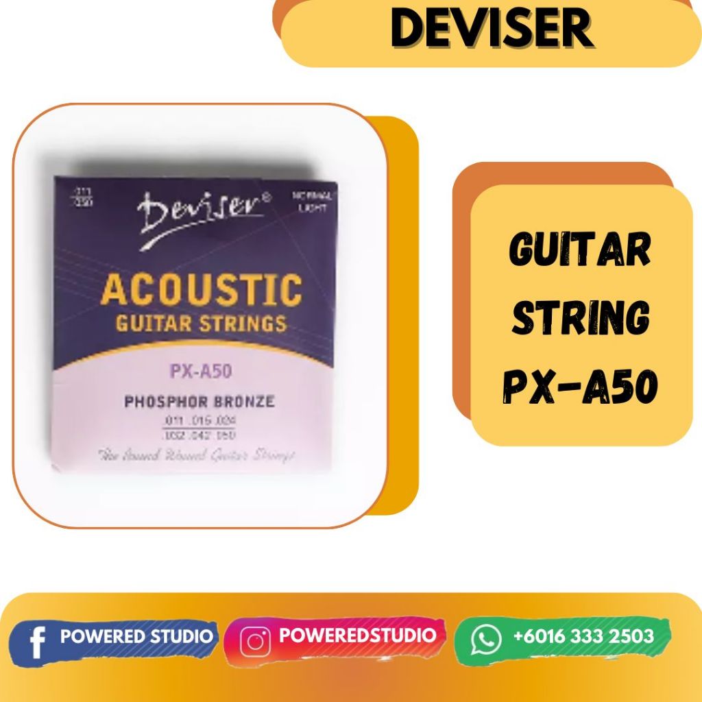 Deviser Acoustic String Guitar | Shopee Malaysia
