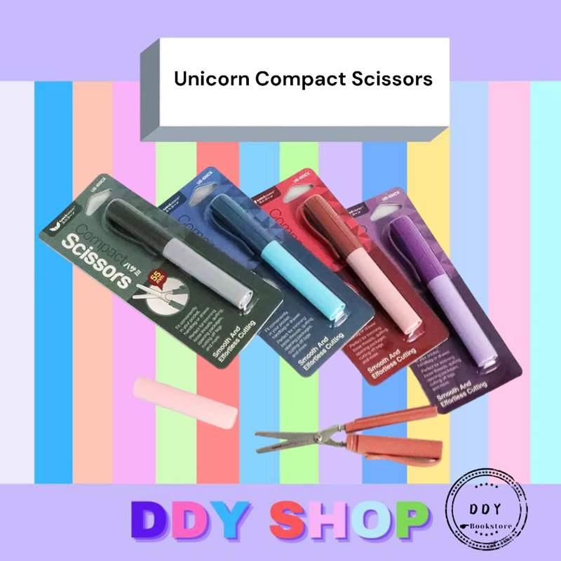 Unicorn Pen Type Compact Scissors Handy Pocket Scissors (US-100CX ...
