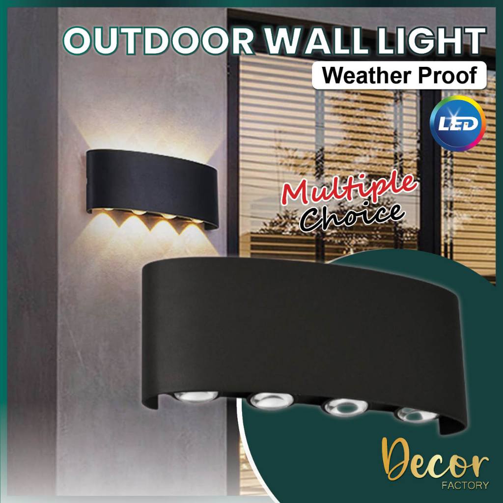 [1 Year Warranty] LED Wall Light Up and Down Outdoor LED Wall Lamp ...