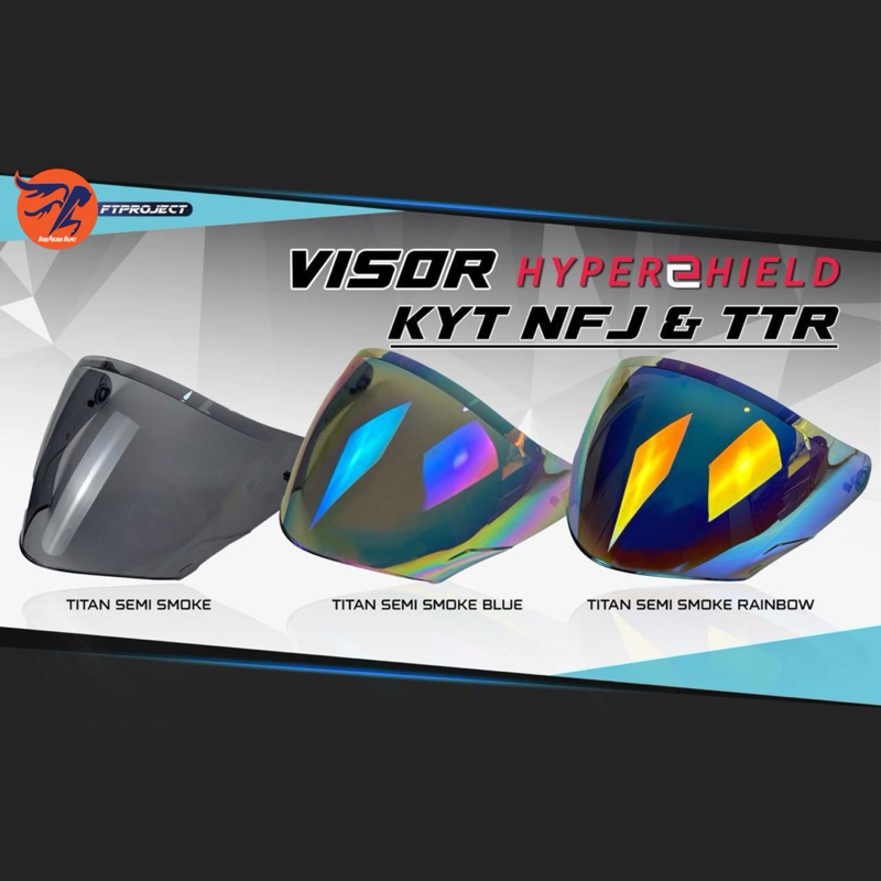Visor Hypershield KYT Ttr Jet & NFJ Helmet | Shopee Malaysia