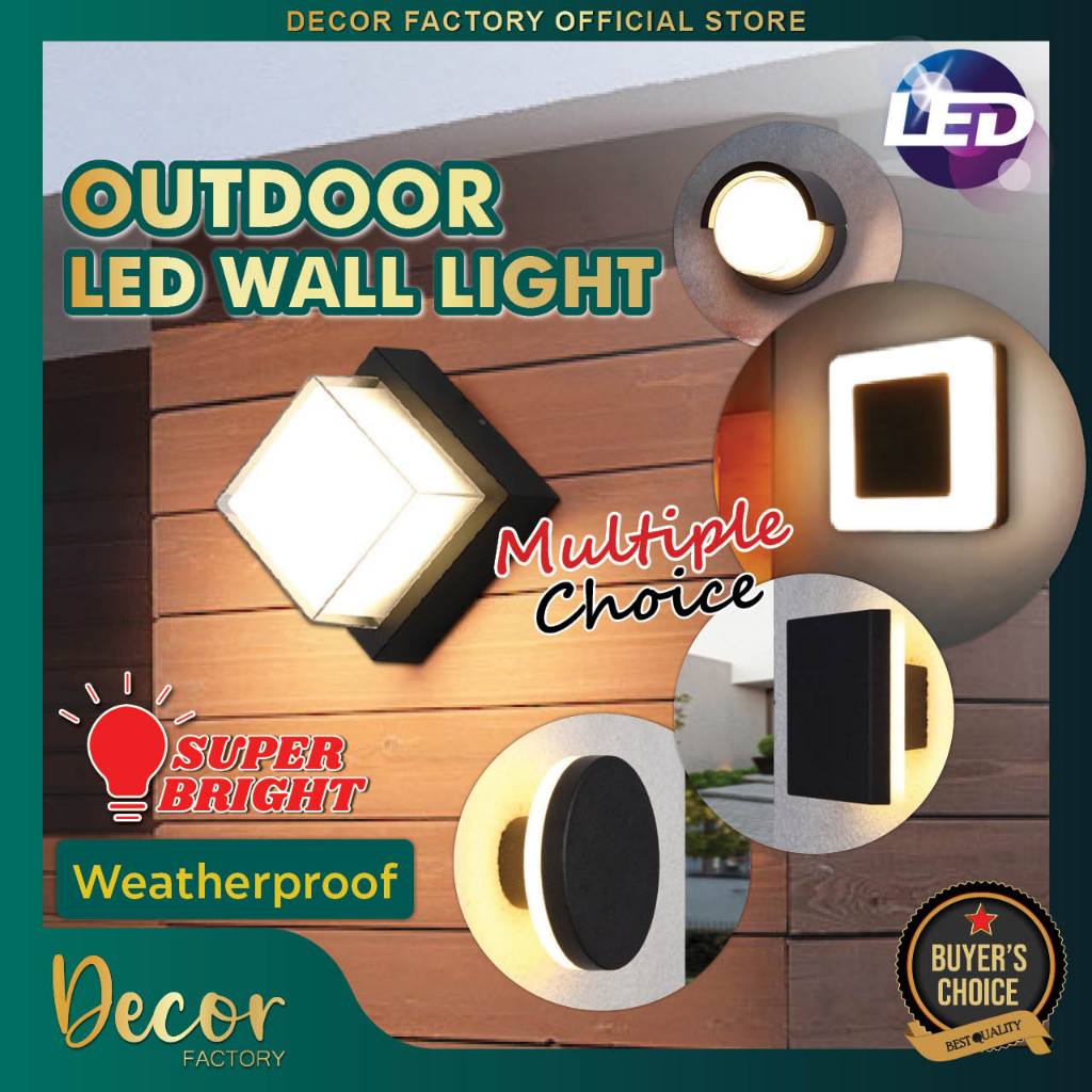 LED Outdoor Wall Light Weatherproof Outdoor Wall Lamp 10W 12W 18W LED ...