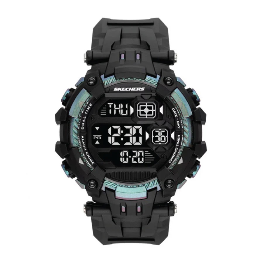 SKECHERS Pincay Negative Positive Display Digital Chronograph Watch ...