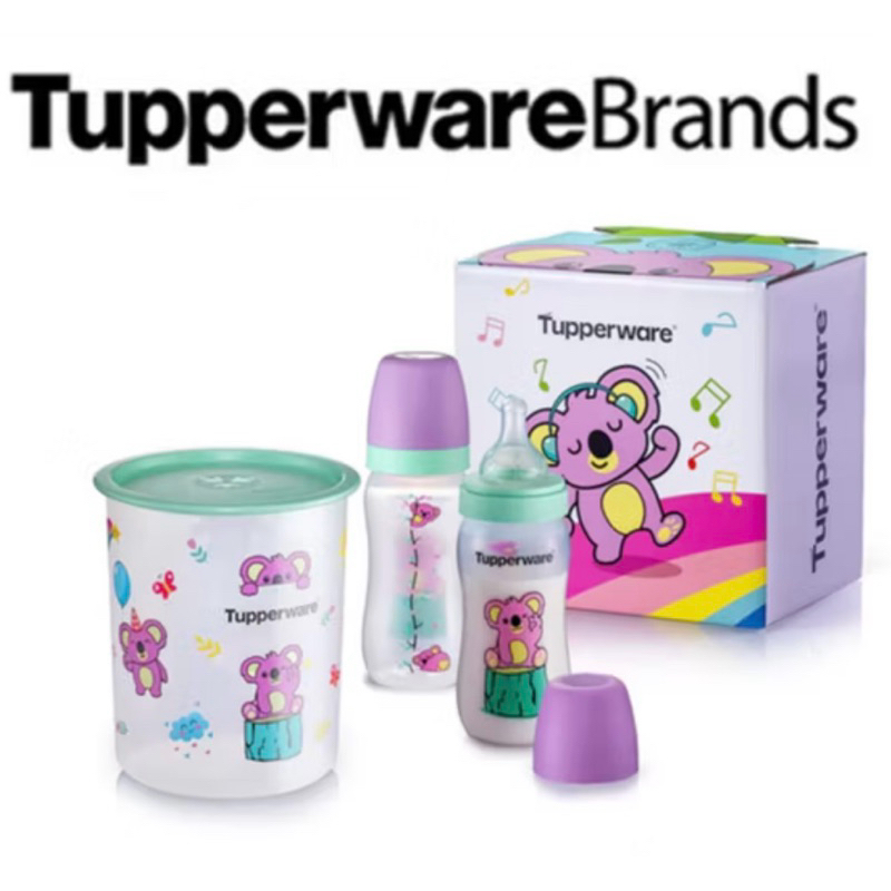 Tupperware Baby Set (3pcs) Full set | Shopee Malaysia