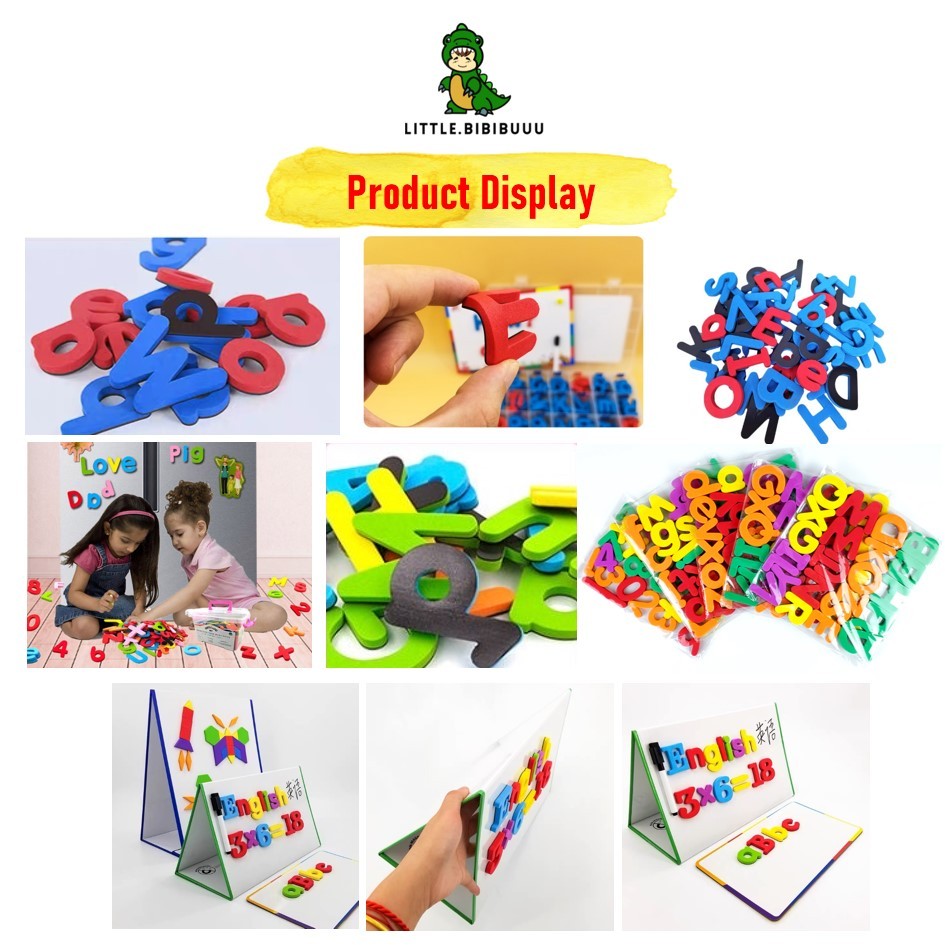 Magnetic Board/ Magnetic Alphabet Letters/Foam ABC Number Magnet- Small ...
