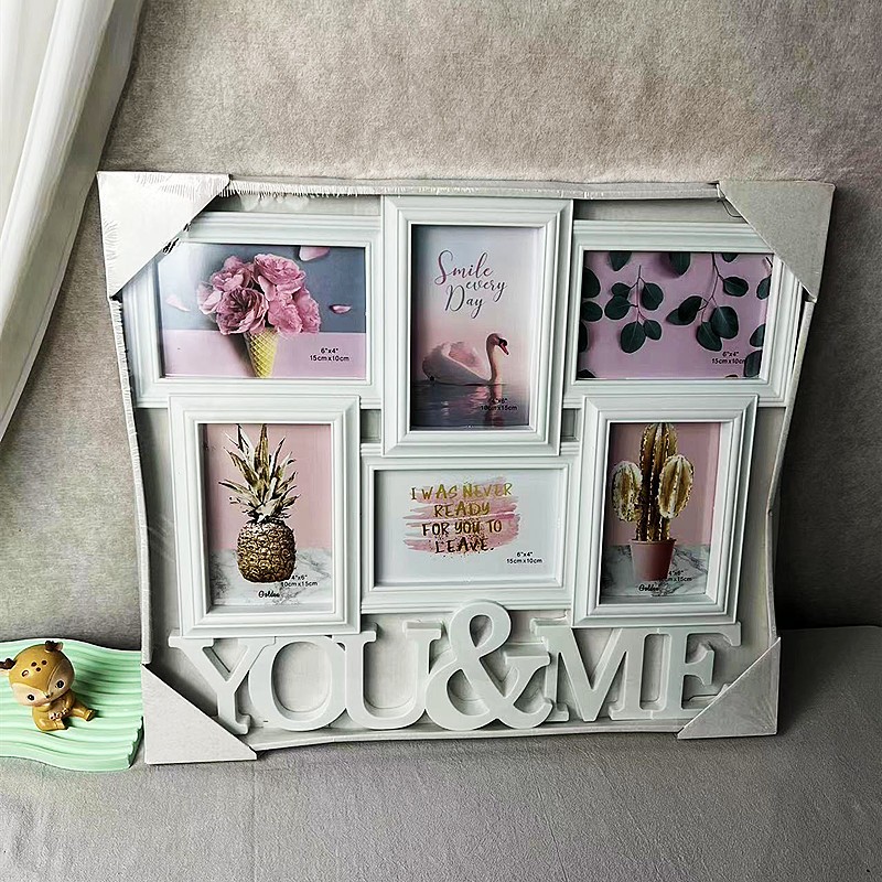 Creative Photo Frame YOU&ME Integrated Wall Mounted Photo Frame Cross ...