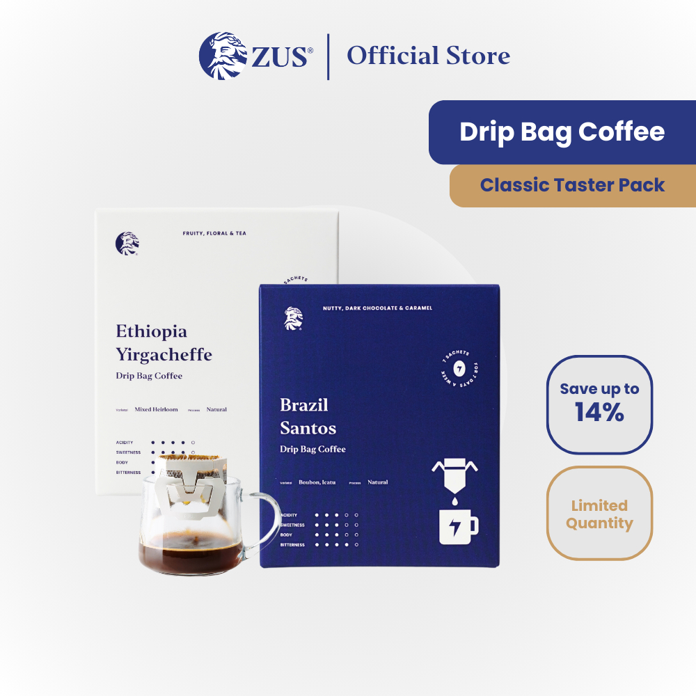 ZUS Drip Bag Coffee - Classic Taster Pack | Shopee Malaysia