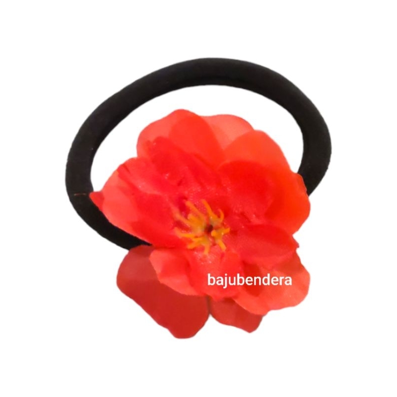 AKSESORI MERDEKA GETAH RAMBUT BUNGA / FLOWER HAIRBAND MALAYSIA MERDEKA ...