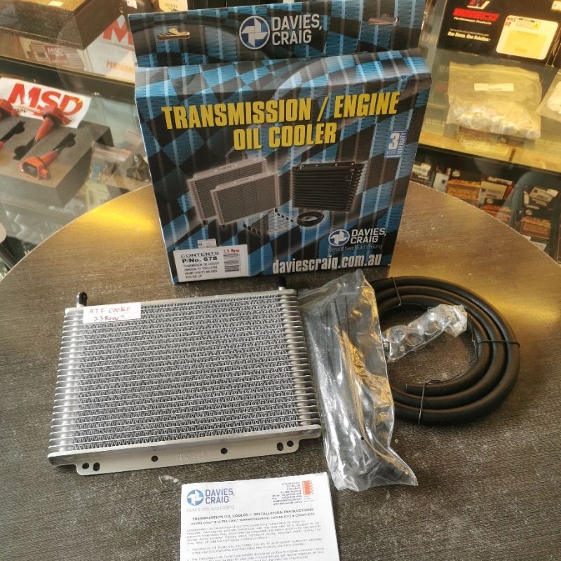 Davies Craig 676 Hydra-Cool 12 Plate Transmission Oil Cooler (Universal Fit)