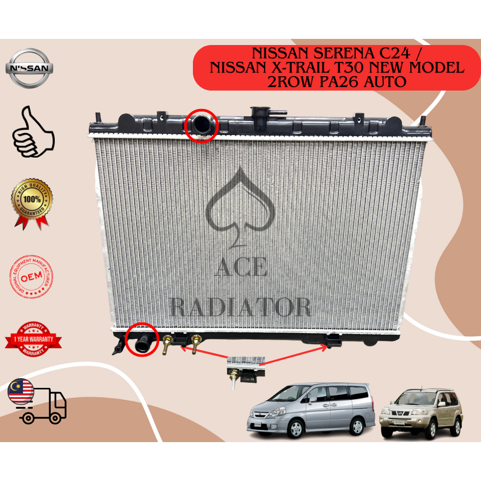 NISSAN SERENA C24 / NISSAN X-TRAIL T30 NEW MODEL AUTO/MANUAL OEM ...
