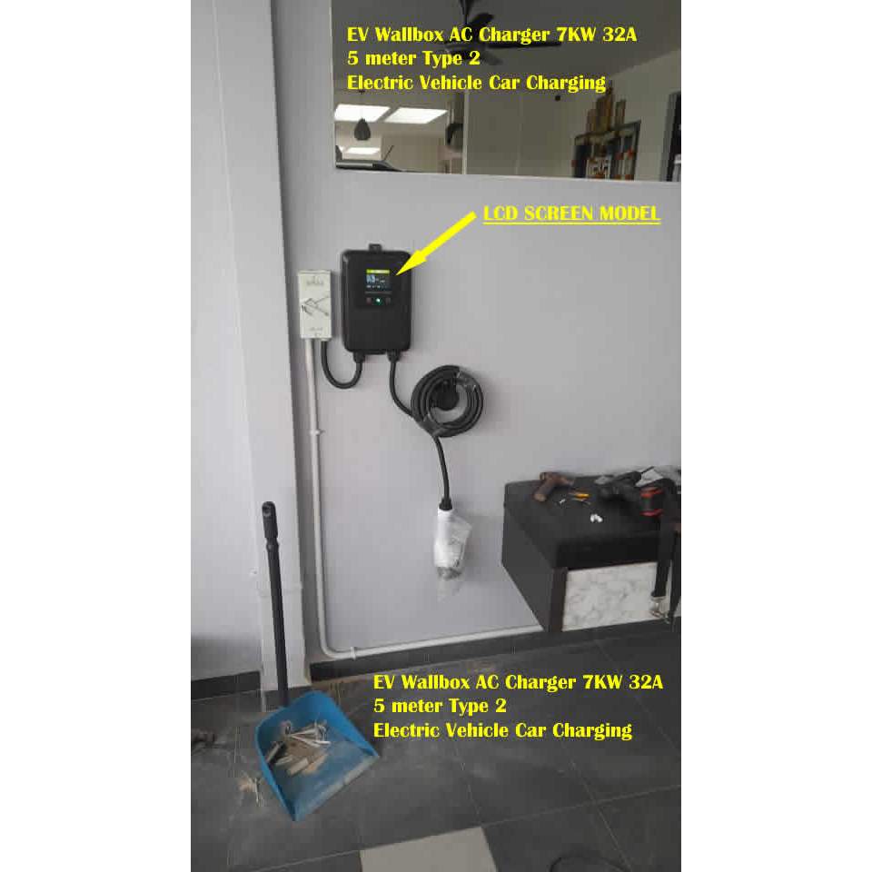 EV Wallbox AC Charger 7KW 32A Type 2 Electric Vehicle Car Charging for ...