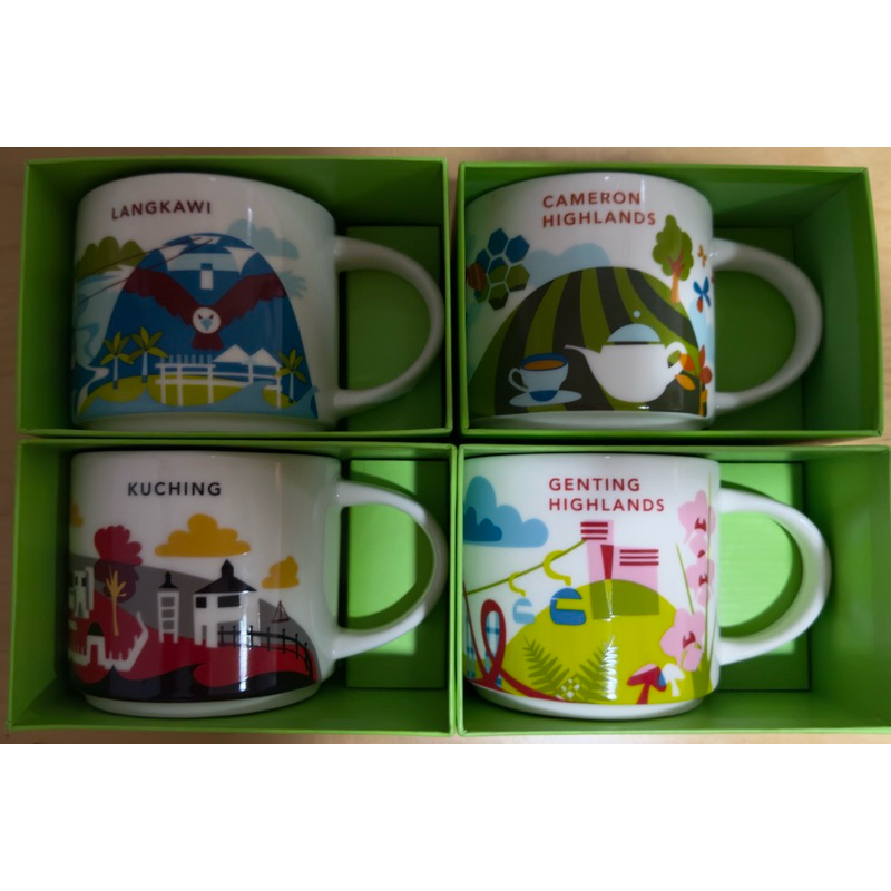 Starbucks Langkawi Malaysia YAH city cup You Are Here series shops Coffee mug