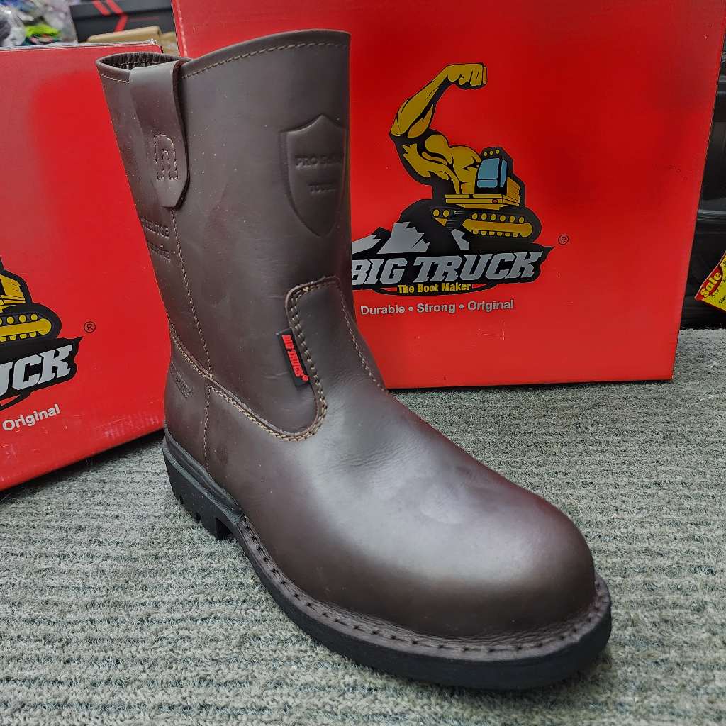 Special Edition Big Truck Pro Safety 8018 Pull Up High Cut Boot Black ...