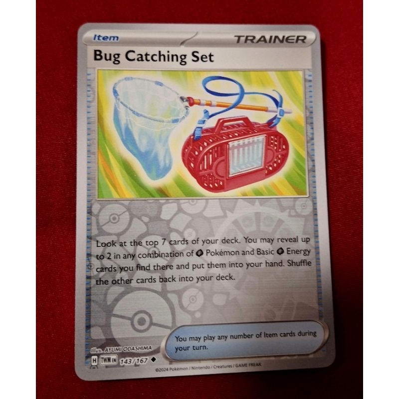 Bug Catching (reverse holo) - 143/167 [TM] | Shopee Malaysia