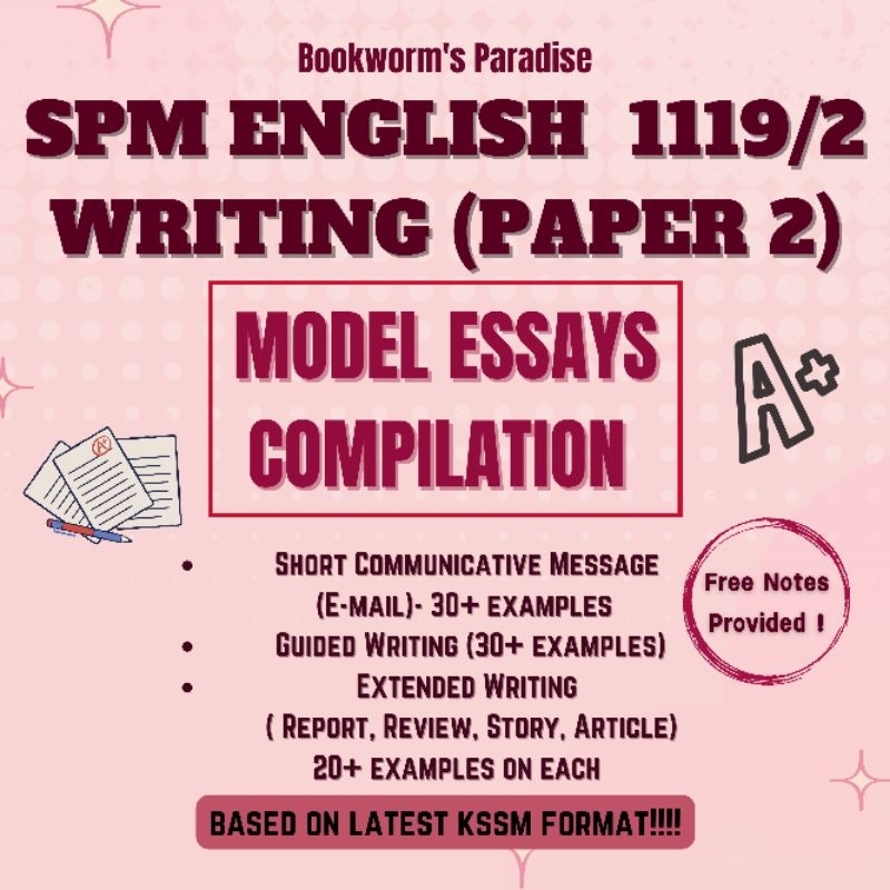  softcopy pdf spm 1119 2 english writing paper 2 model essays