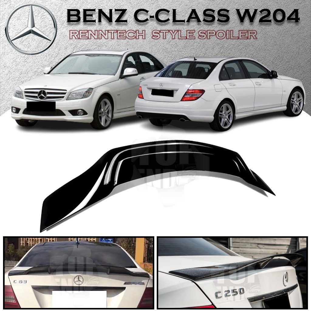 MERCEDES BENZ C-CLASS W204 2007-2013 RENNTECH SPOILER DUCKTAIL W204 R ...