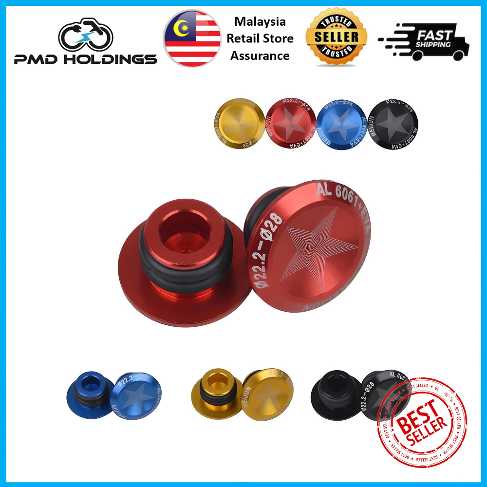 MeiJun Handlebar End Caps For MTB Road Bike Handle Bar Grip Plugs Ends ...