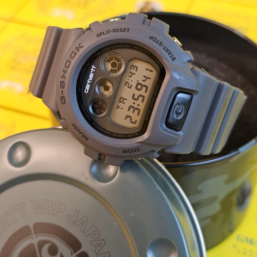 G-Shock Original Model DW-6900 Carhartt Wip Used Item 2020