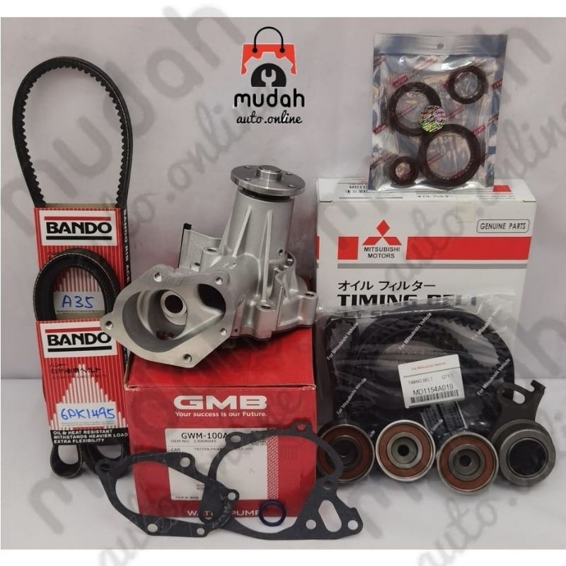 Water Pump Mitsubishi Triton Timing Belt Marks TIMING BELT SET+