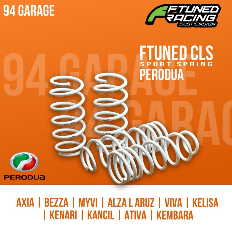 Ftuned CLS Sport Spring Perodua | Shopee Malaysia