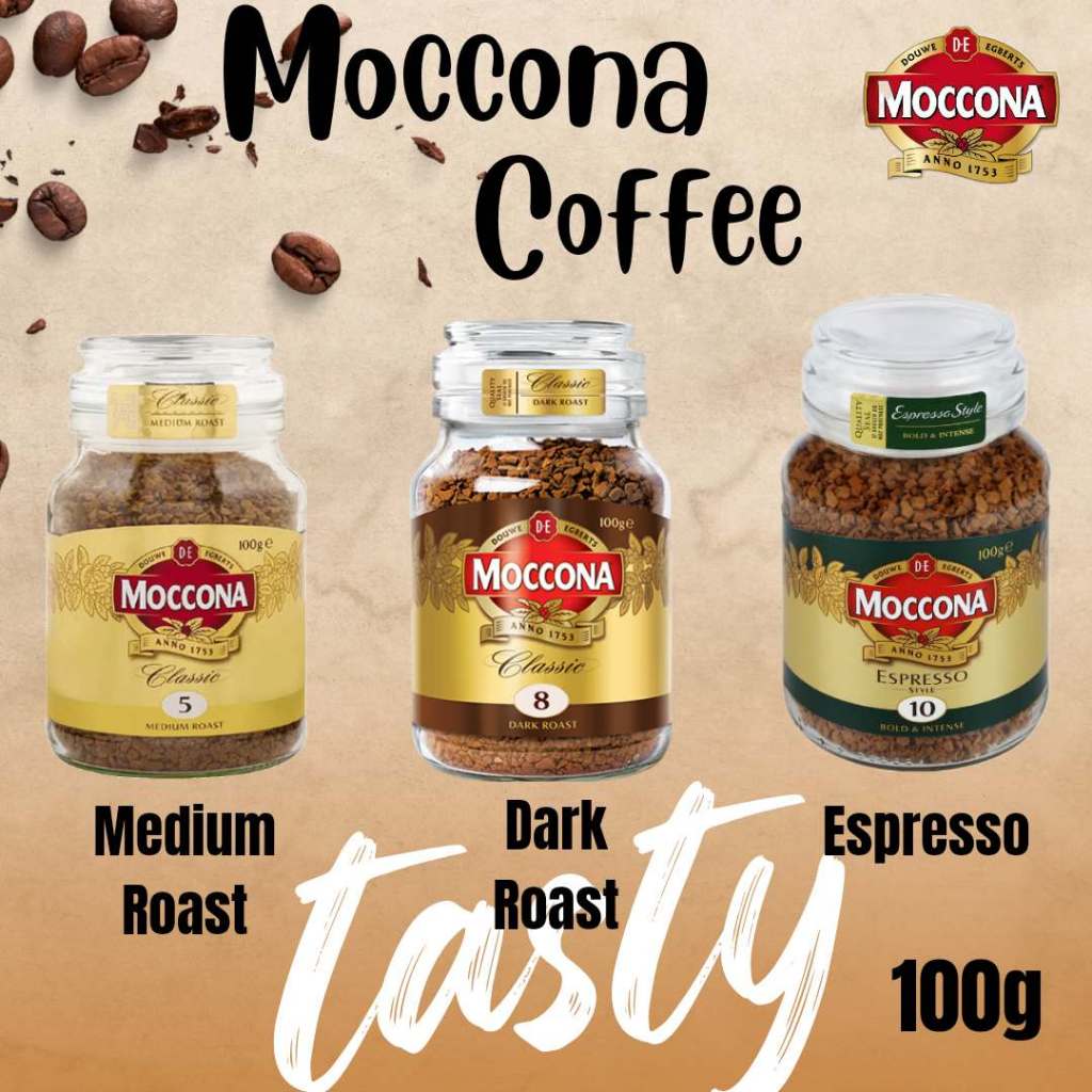 Coffee Kopi Moccona Instant Powder Decaf Americano Decaffeinated ...