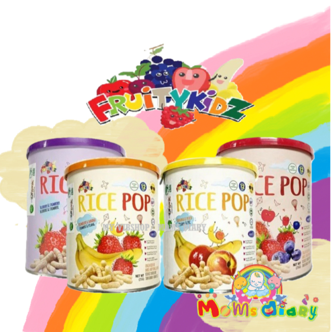 FRUITYKIDZ Rice Pop (25G) - Assorted Flavour (Exp May 2024) | Shopee ...