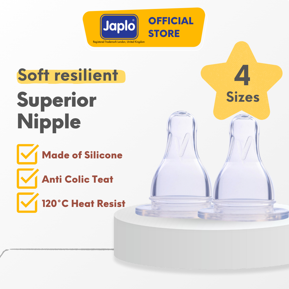 Japlo Superior Teat for Standard Baby Feeding Bottle | Shopee Malaysia