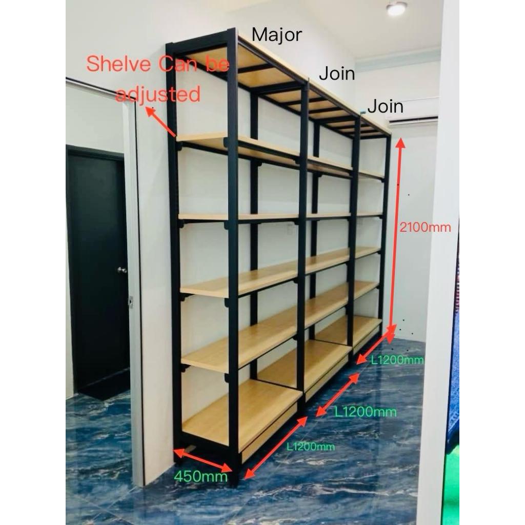 OPPA WALL RACK W/M BOARD 6LEVEL/ MULTPURPOSE METAL RACK/ ORGANIZER SHOP ...