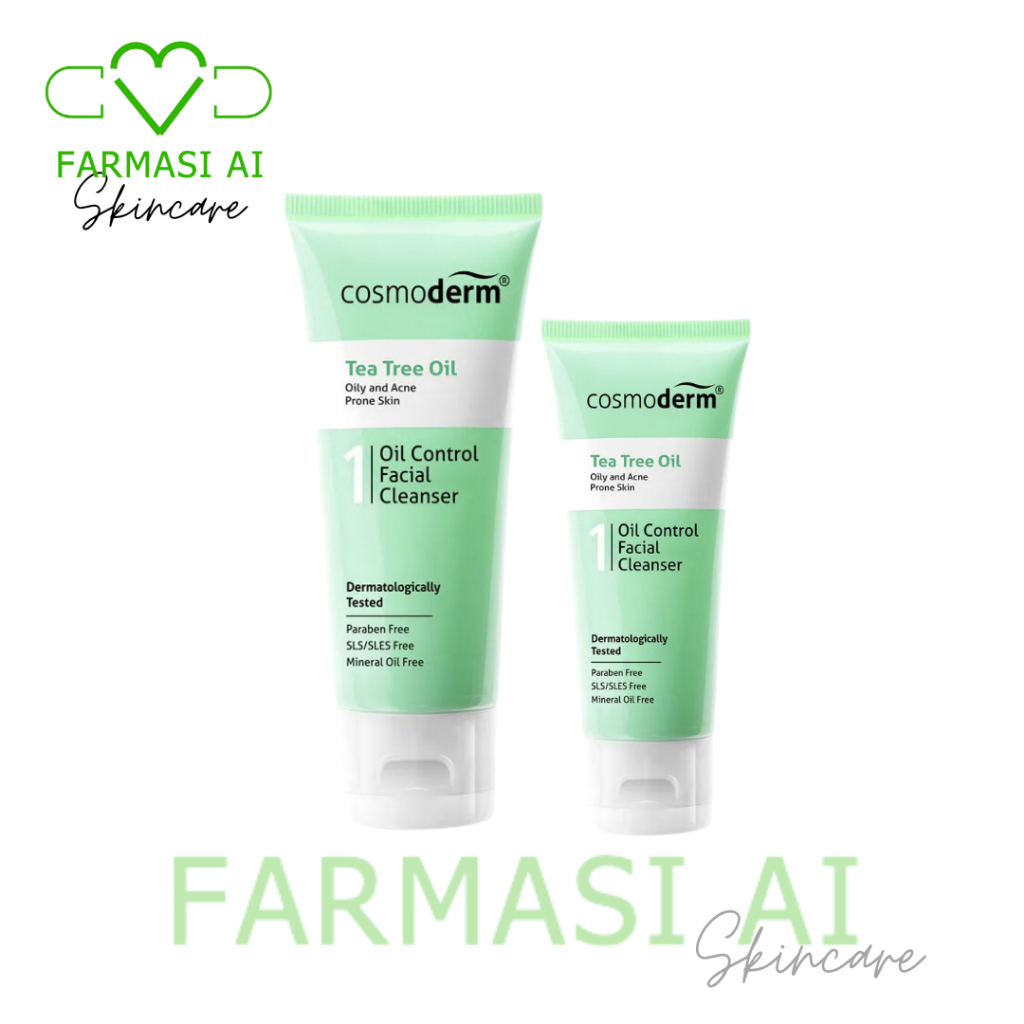 [REFER DESCRIPTION!] Cosmoderm Tea Tree Oil Facial Cleanser 50ml ...