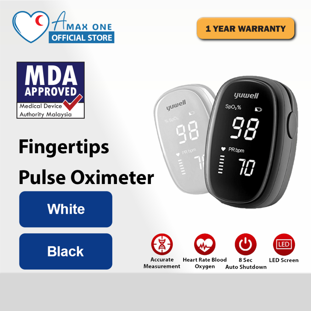 Yuwell Fingertip Pulse Oximeter YX102 (Blood Oxygen Sp02) | Shopee Malaysia