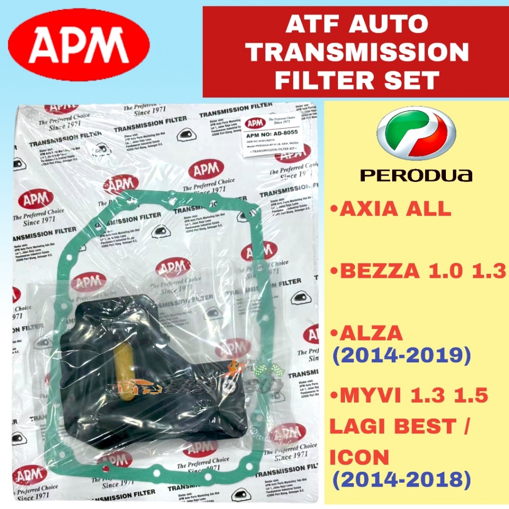 APM ATF Auto Transmission Filter Set - PERODUA MYVI LAGI BEST / ICON ...