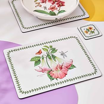 Portmeirion Pimpernel Set Of 4 Placemats. Botanic garden/ Exotic