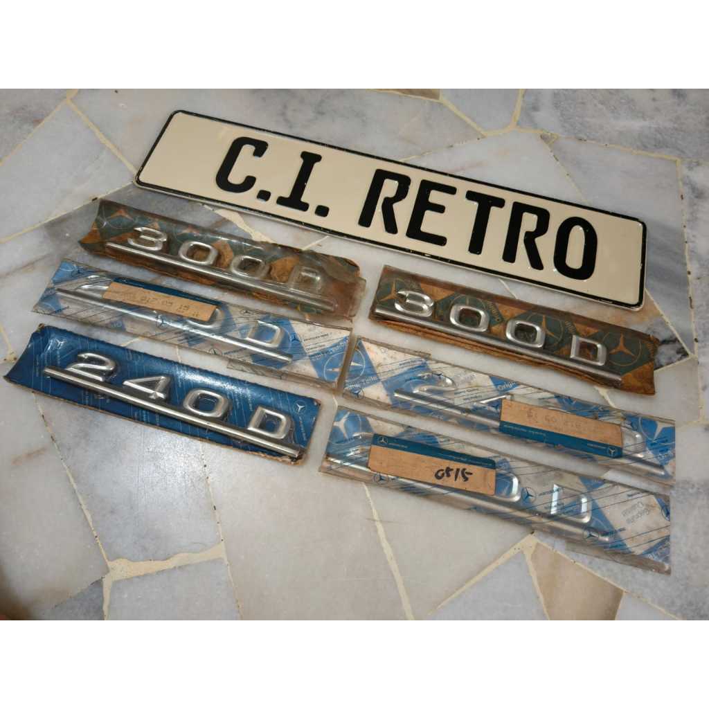 Stickers Autocollants Mercedes W123 / C123 - Neufs - Pour Personnalisation Ou Restauration