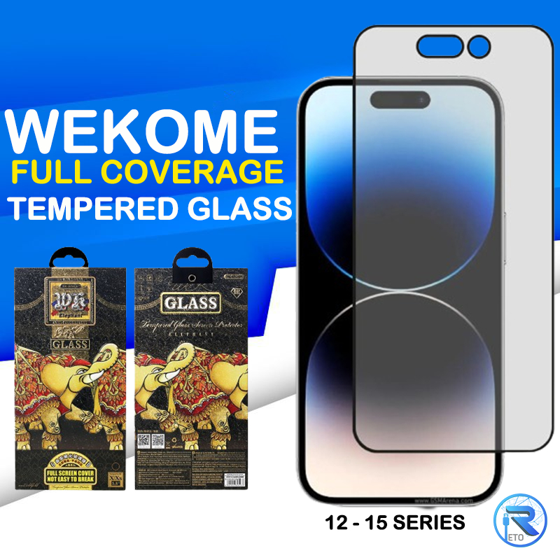 Original WK Design High Premium Full Coverage Tempered Glass 16 16Plus ...