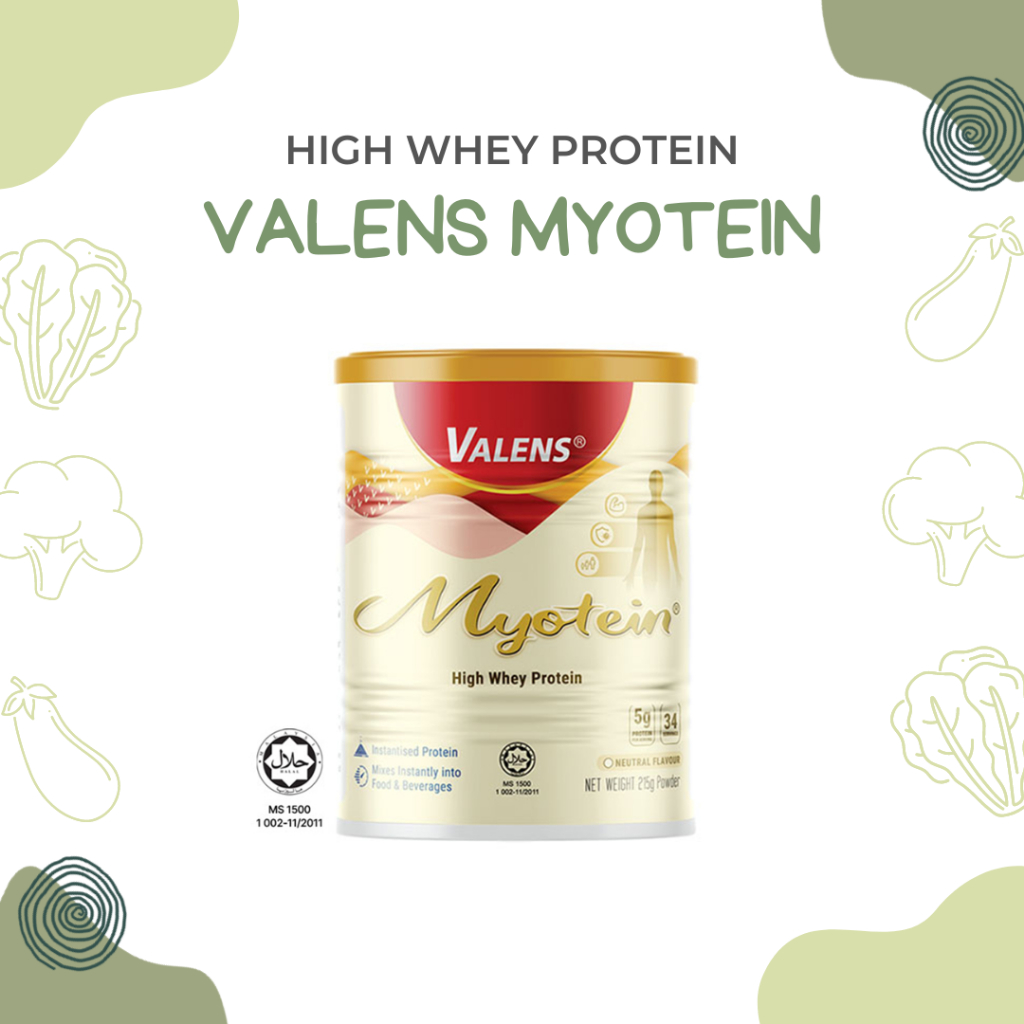 (CLEARANCE STOCK) VALENS MYOTEIN HIGH WHEY PROTEIN 300G EXP 10/2025 ...