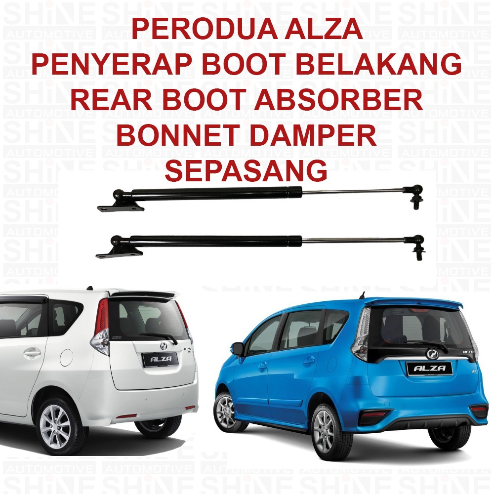 PERODUA ALZA REAR BOOT ABSORBER / BONNET DAMPER (1PAIR) BELAKANG ...
