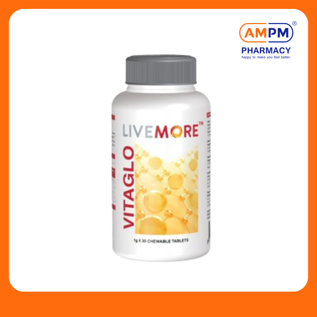 LIVEMORE Vitaglo Chew Tab 30's | Shopee Malaysia
