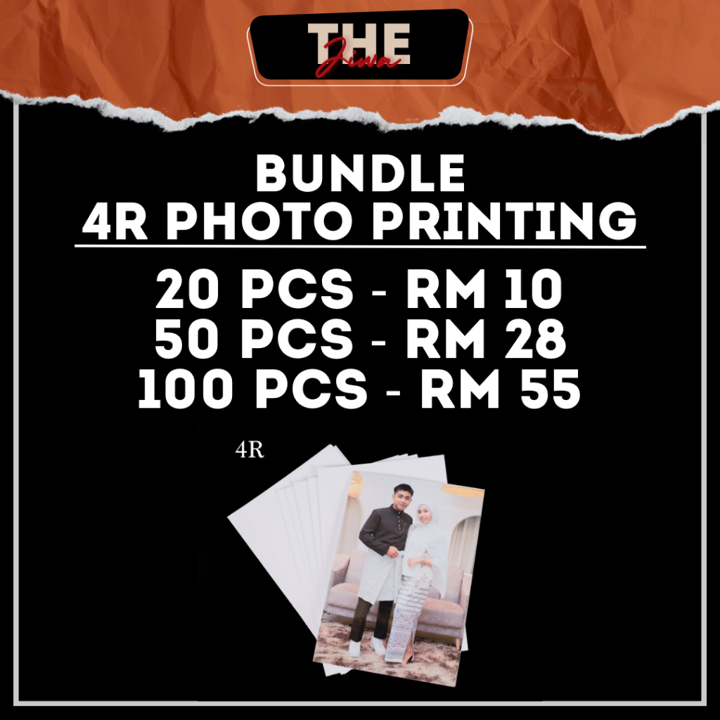 4R CUSTOM PHOTO PRINTING | BUNDLE | 20 PCS, 50 PCS, 100 PCS | Shopee ...