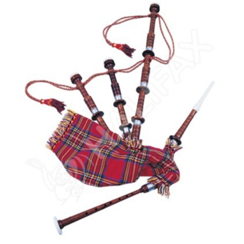 Highland Bagpipe Fittings Fully Engraved Chrome Plated