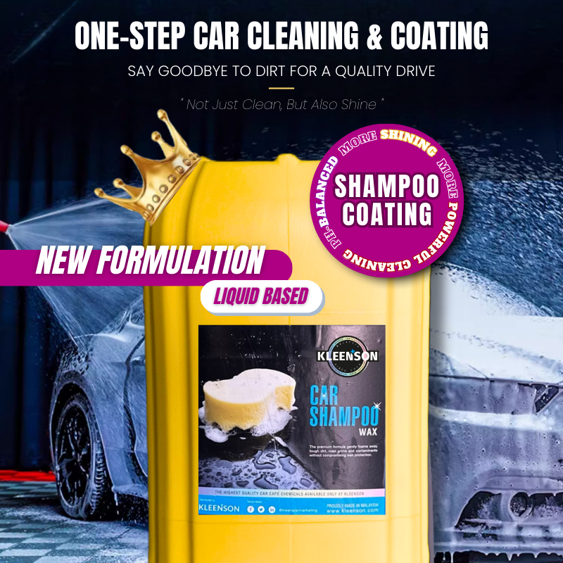 【Kleenson】CCSB Car Shampoo Coating 20Litre | Car Shampoo | Wash and Wax