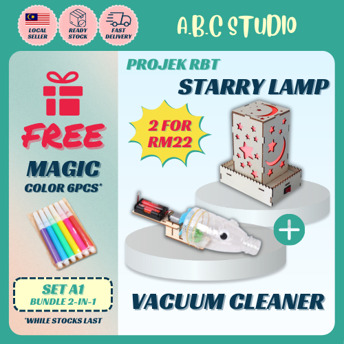 ABC🎁PROJEK RBT SET A1🎁 DIY STEM Science Education School Project Physic ...
