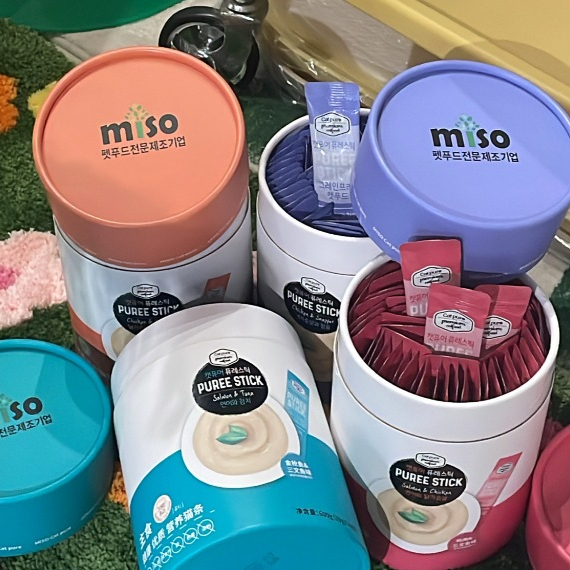 🇰🇷 MISO Puree Stick Makanan Basah Kucing Lengkap 10g/batang / 🇰🇷 MISO ...