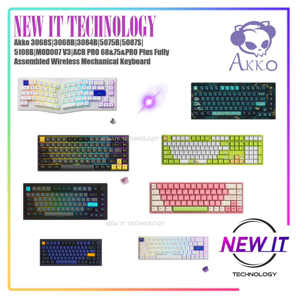 Akko 3068S|3068B|3084B|5075B|5087S|5108B|MOD007 V3|ACR PRO 68&75&PRO ...