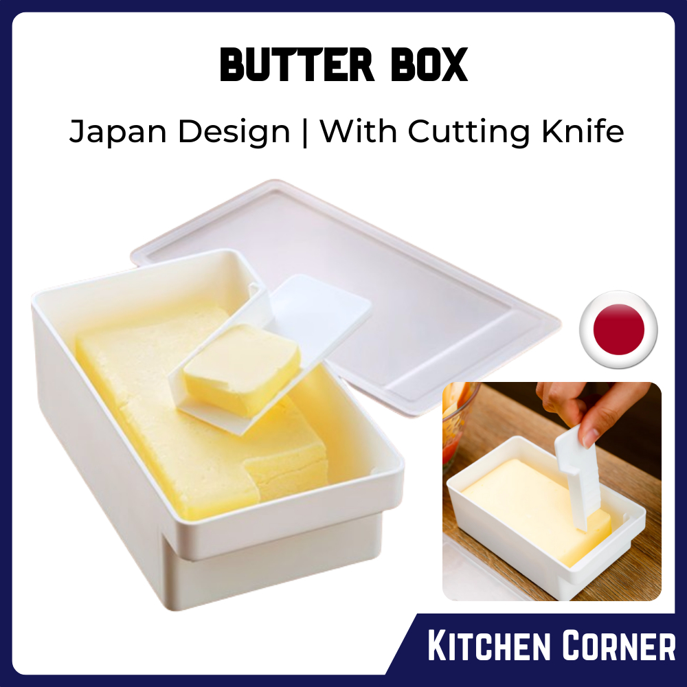 Japan Butter Storage Box with Cutter & Cover Eco-Friendly Butter ...